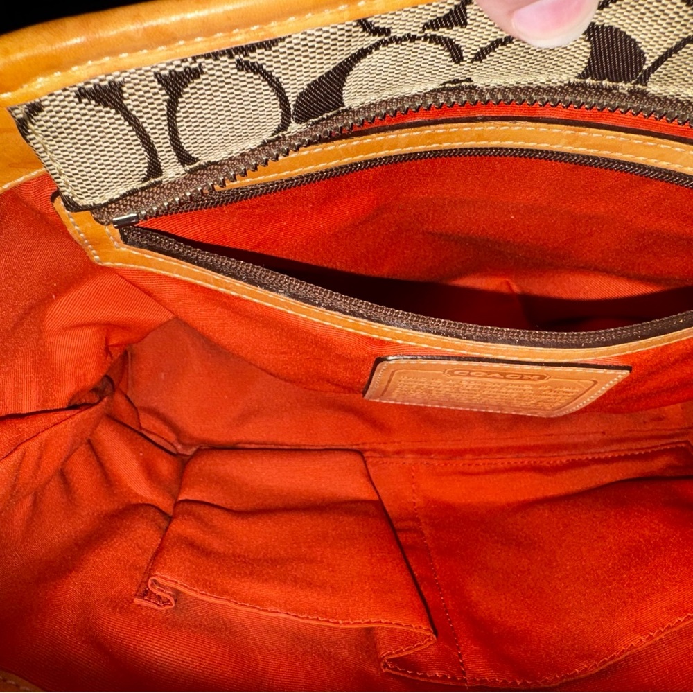Coach Hampton Signature C top zip carryall Satchel 2004 Vintage - EUC - Picture 7 of 16